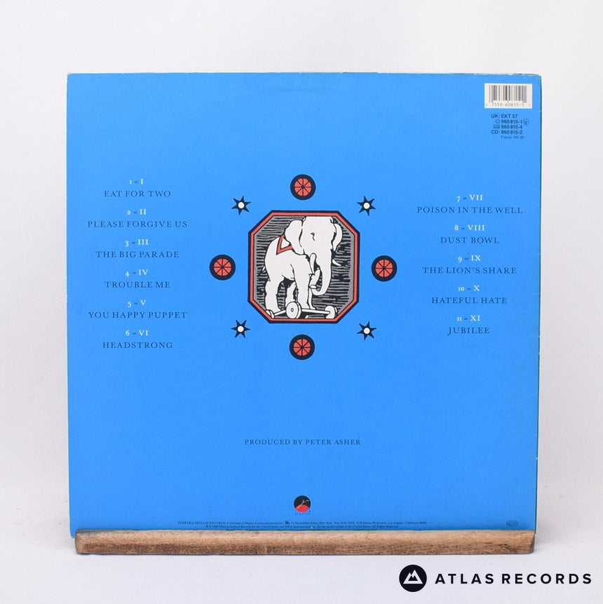 10,000 Maniacs - Blind Man's Zoo - Insert LP Vinyl Record - VG+/EX