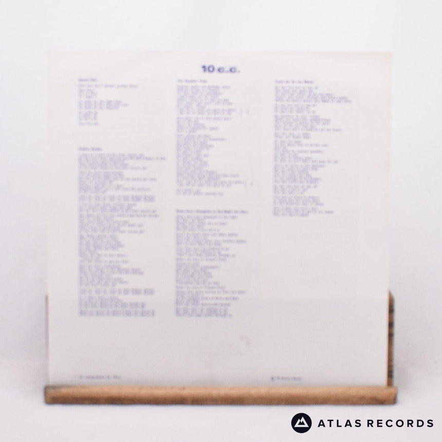 10cc - 10cc - Lyric Sheet LP Vinyl Record - EX/EX