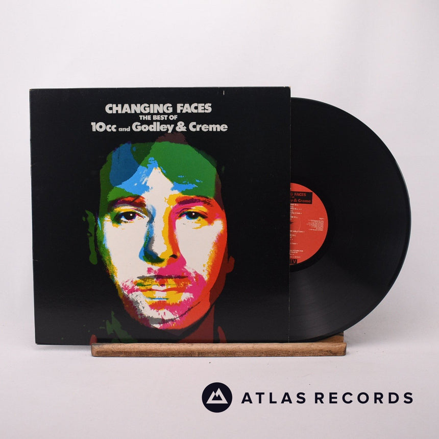 10cc Changing Faces - The Best Of 10cc And Godley & Creme LP Vinyl Record - Front Cover & Record