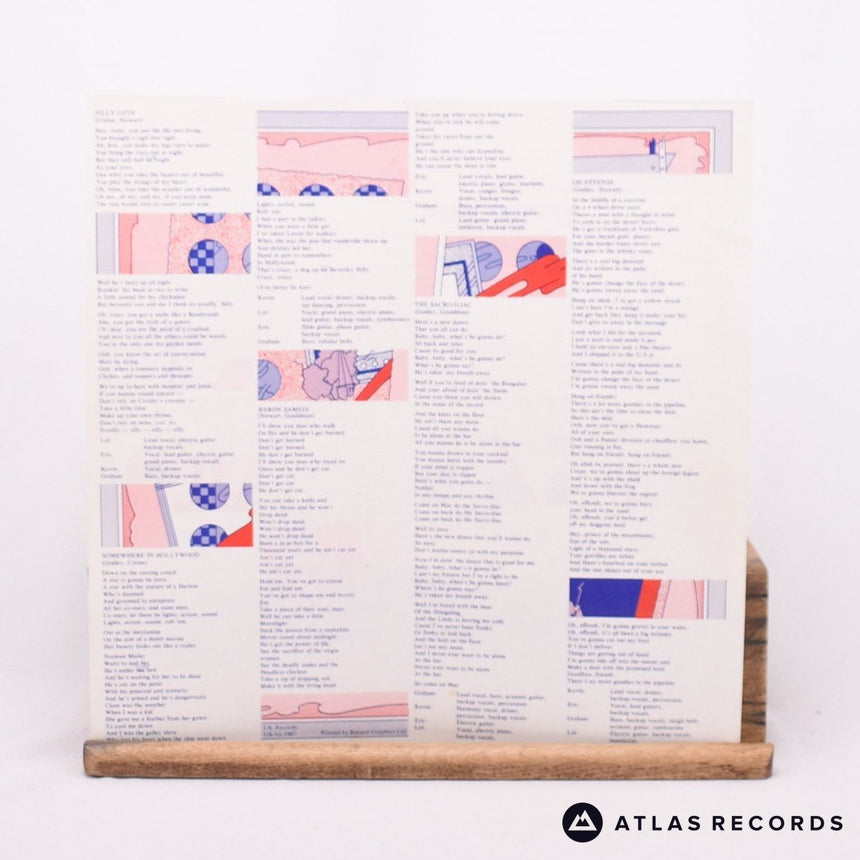 10cc - Sheet Music - Lyric Sheet LP Vinyl Record - EX/VG+