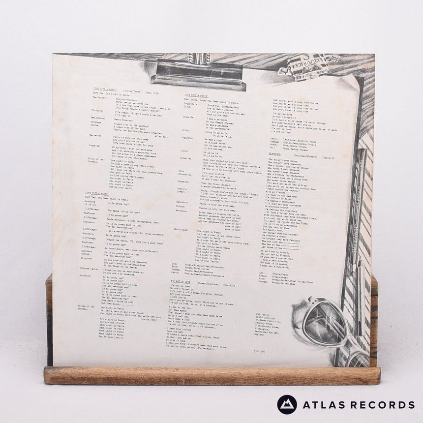 10cc - The Original Soundtrack - Lyric Sheet Gatefold LP Vinyl Record - EX/EX