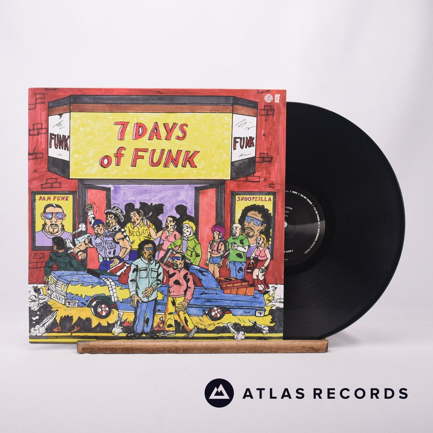 7 Days Of Funk 7 Days Of Funk LP Vinyl Record - Front Cover & Record