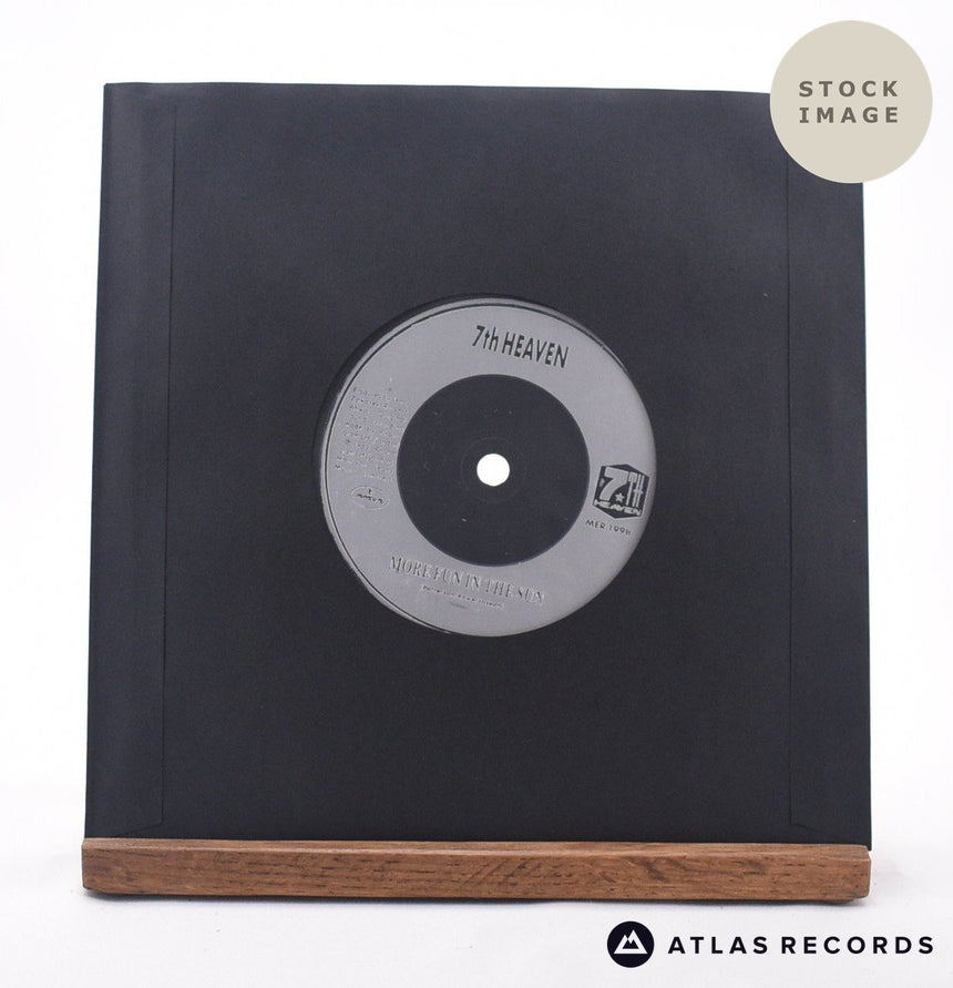 7th Heaven Hot Fun 7" Vinyl Record - Reverse Of Sleeve