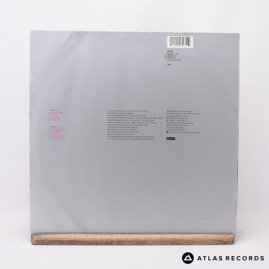 808 State - 90 - Embossed Sleeve 1-Ax 1-Bx LP Vinyl Record - VG+/NM