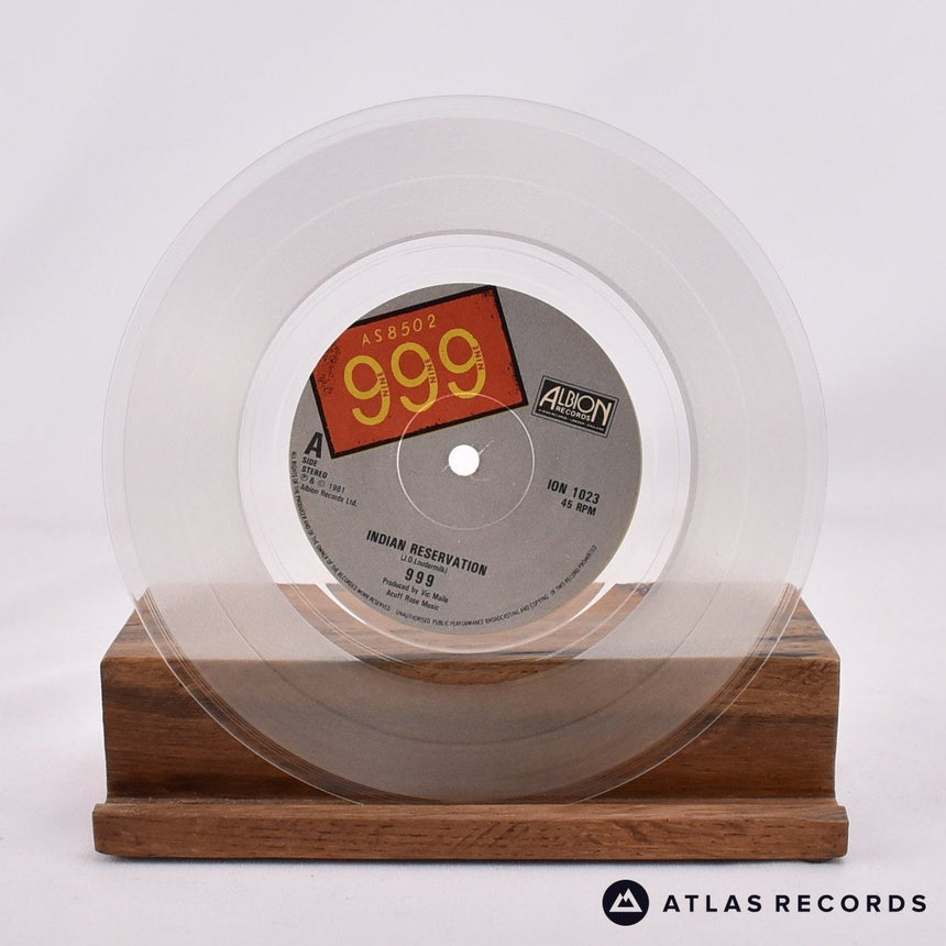 999 - Indian Reservation - Clear 7" Vinyl Record - VG+/VG+