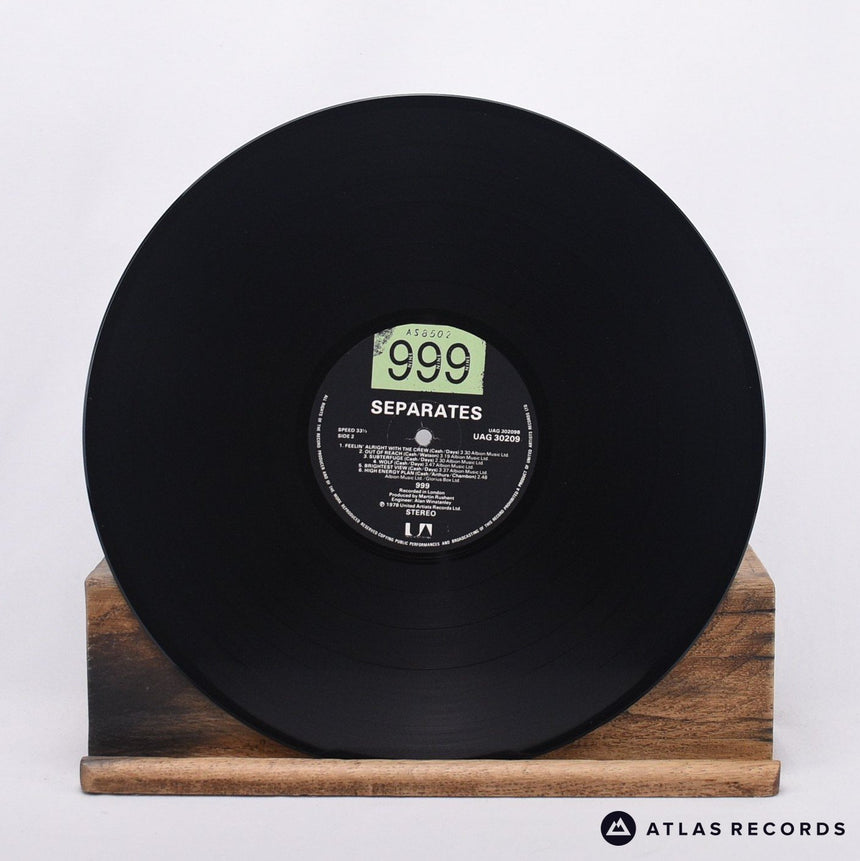999 - Separates - Porky A-1U B-1U LP Vinyl Record - EX/EX