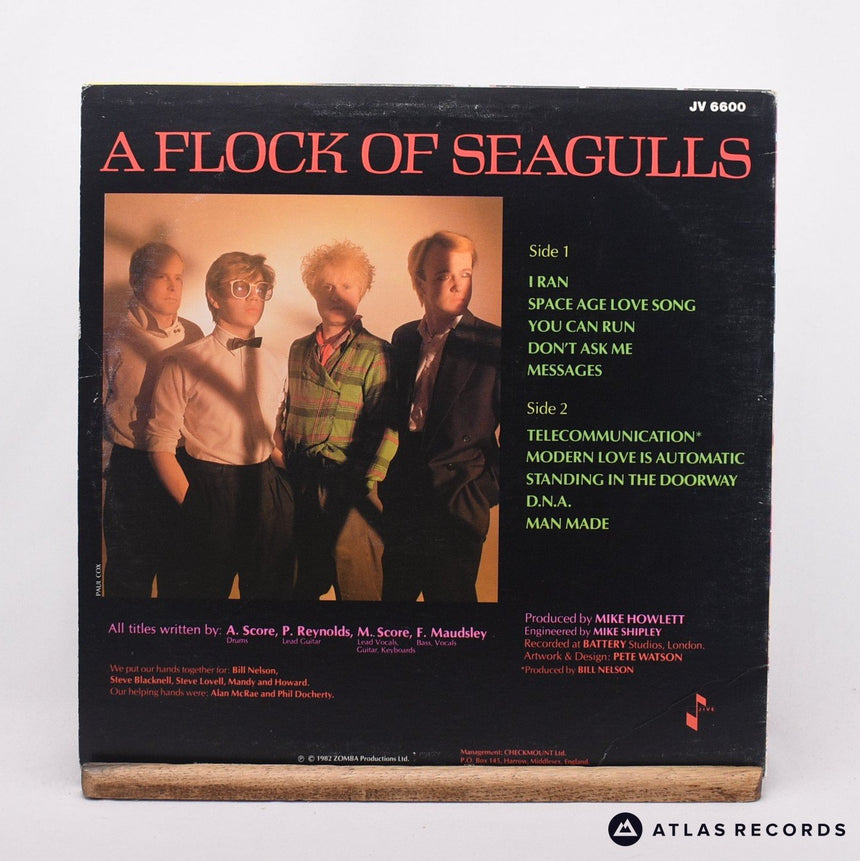 A Flock Of Seagulls - A Flock Of Seagulls - Canada LP Vinyl Record - EX/EX