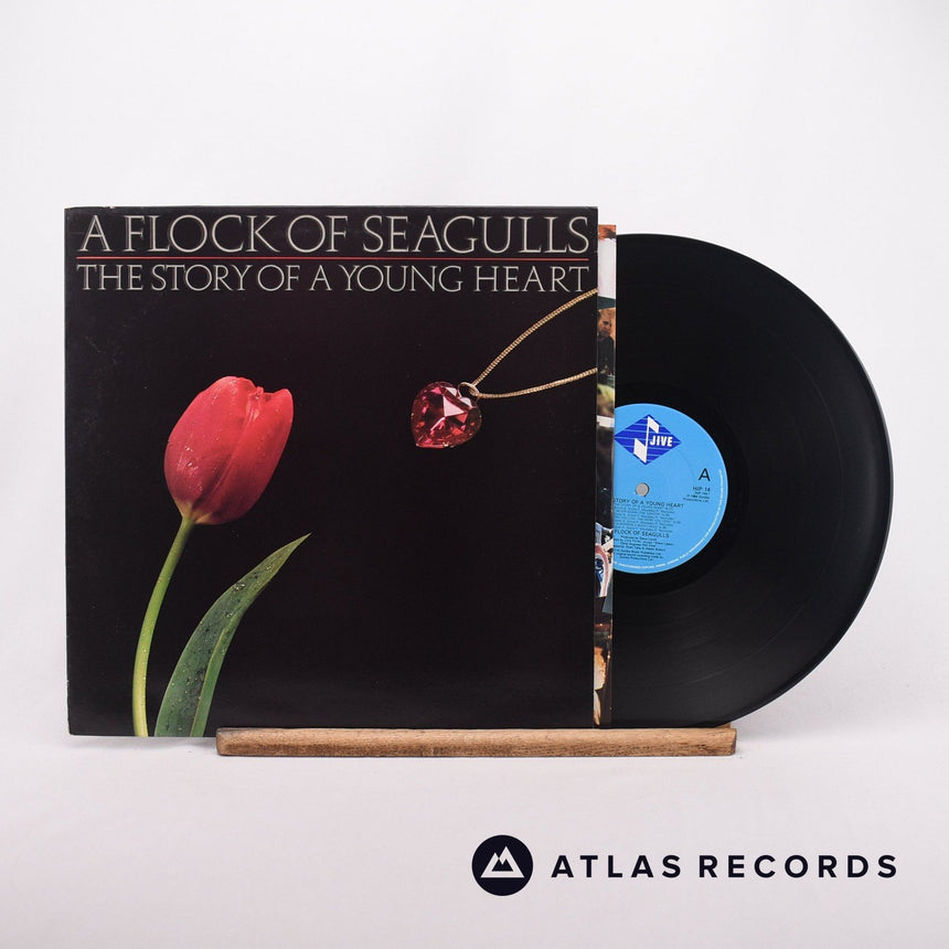 A Flock Of Seagulls The Story Of A Young Heart LP Vinyl Record - Front Cover & Record