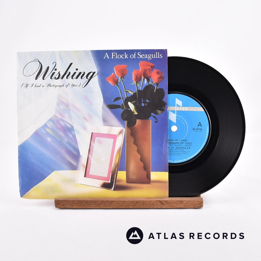 A Flock Of Seagulls Wishing 7" Vinyl Record - Front Cover & Record