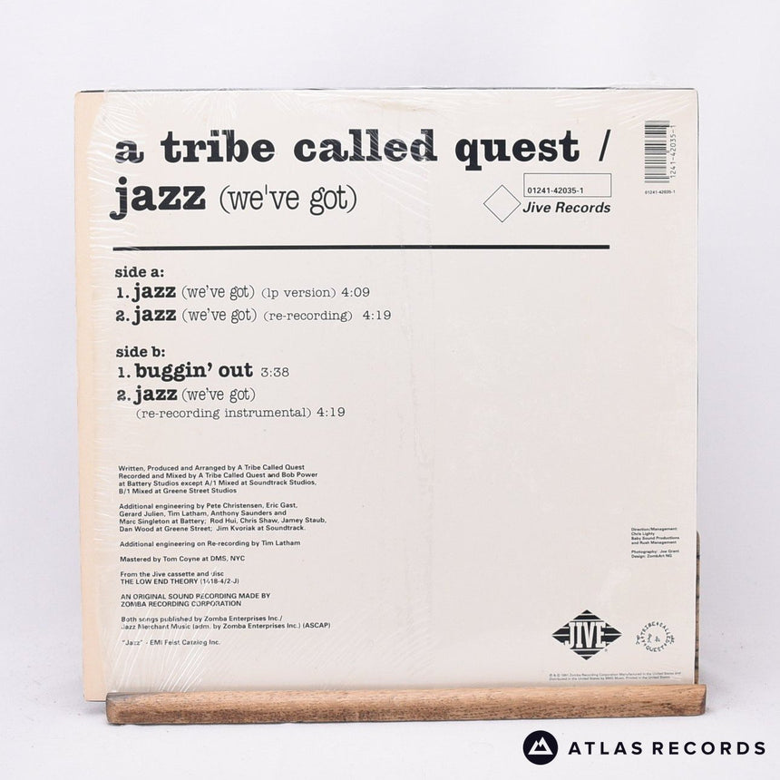 A Tribe Called Quest - Jazz (We've Got) - Us 12" Vinyl Record - EX/EX