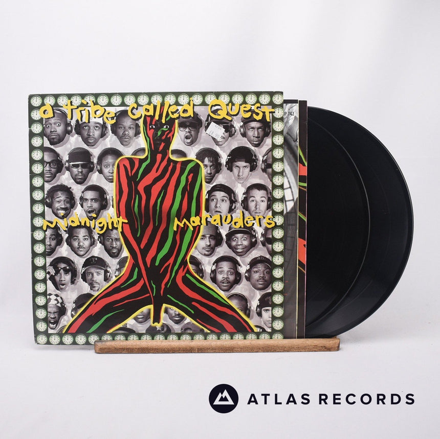 A Tribe Called Quest Midnight Marauders 2 x LP Vinyl Record - Front Cover & Record