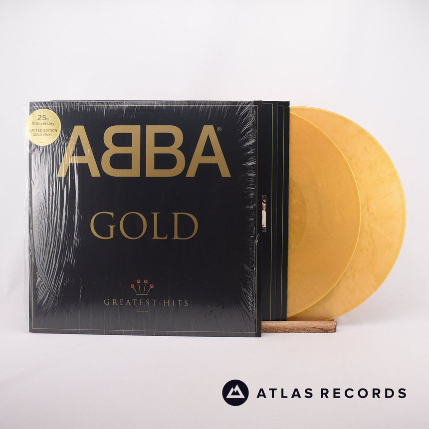 ABBA Gold (Greatest Hits) 2 x LP Vinyl Record - Front Cover & Record