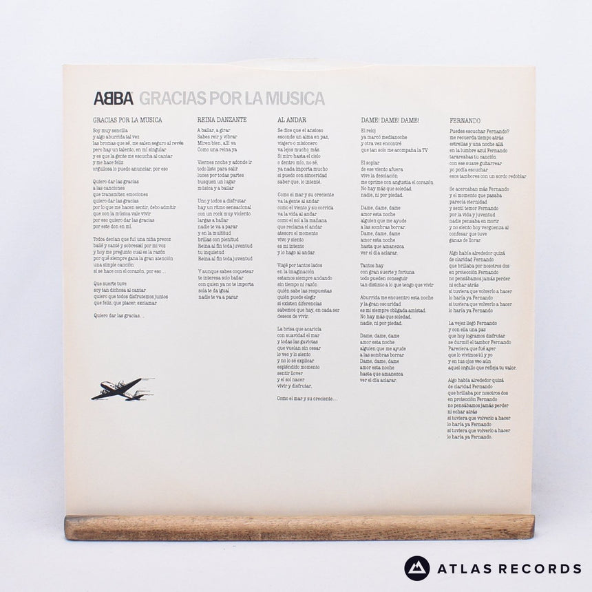 ABBA - Gracias Por La Musica - LP Vinyl Record - EX/EX