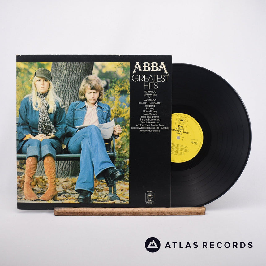 ABBA Greatest Hits LP Vinyl Record - Front Cover & Record