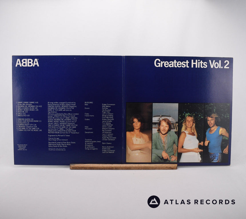 ABBA - Greatest Hits Vol. 2 - Gatefold LP Vinyl Record - VG+/EX