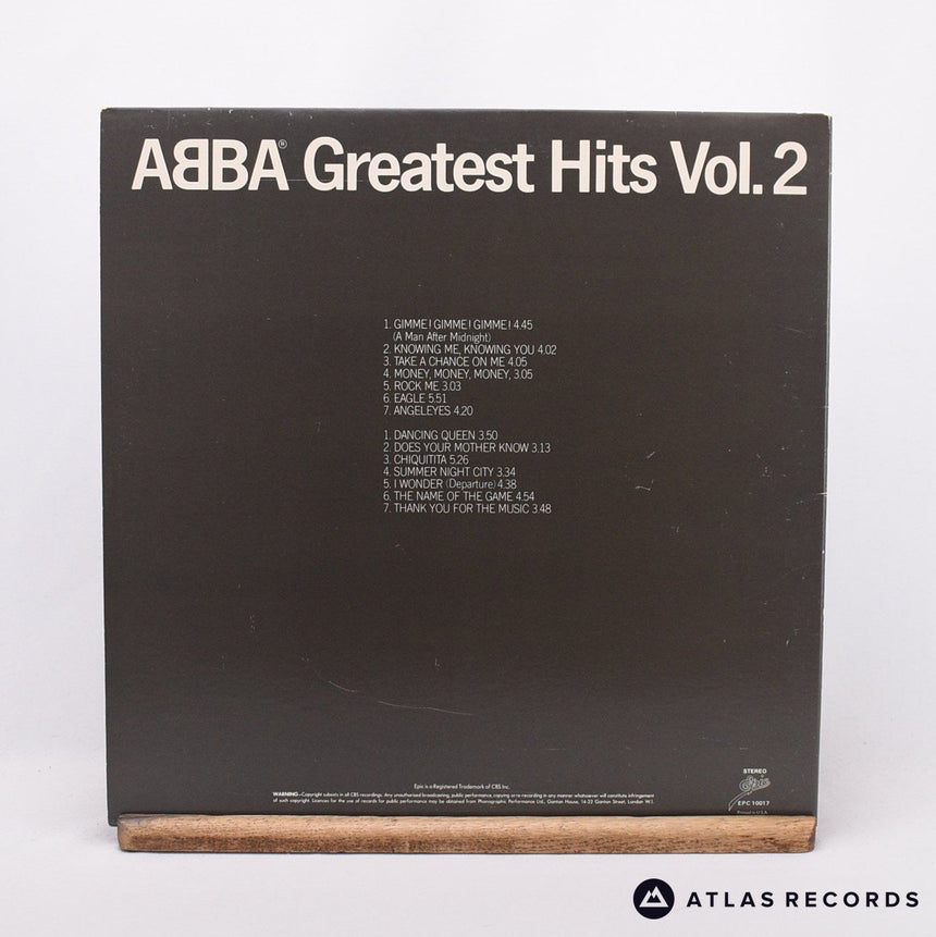 ABBA - Greatest Hits Vol. 2 - Gatefold LP Vinyl Record - VG+/EX