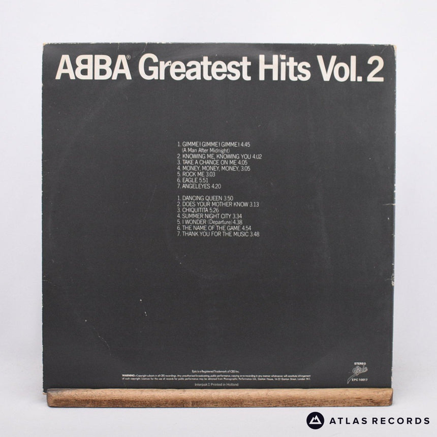 ABBA - Greatest Hits Vol. 2 - Gatefold LP Vinyl Record - VG+/VG+
