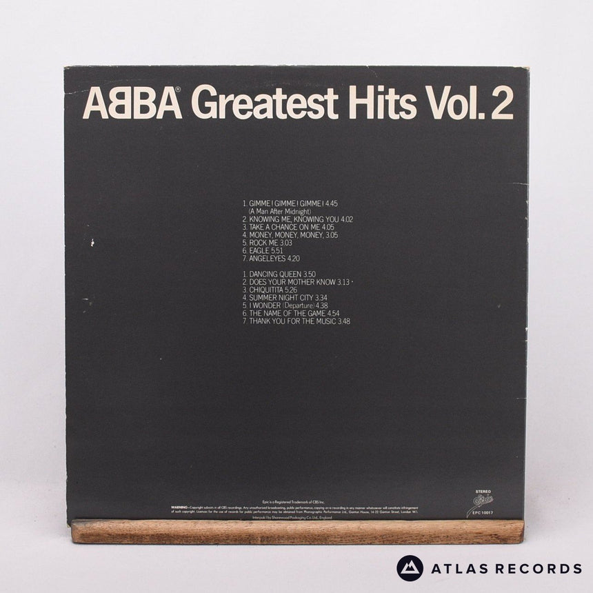 ABBA - Greatest Hits Vol. 2 - Gatefold LP Vinyl Record - VG+/EX