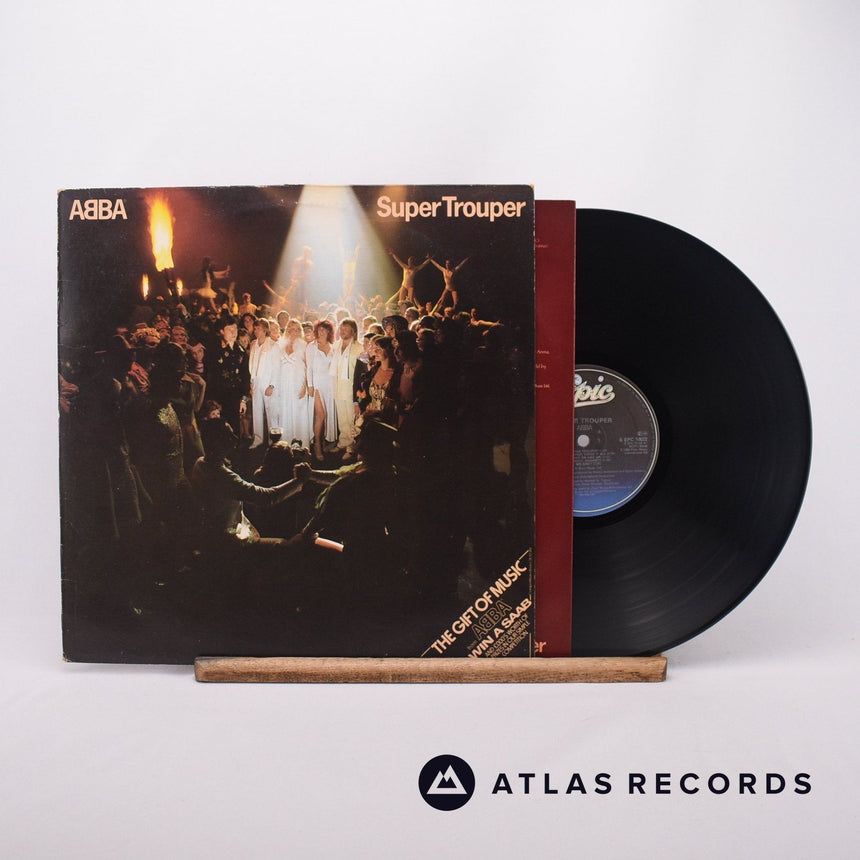 ABBA Super Trouper LP Vinyl Record - Front Cover & Record