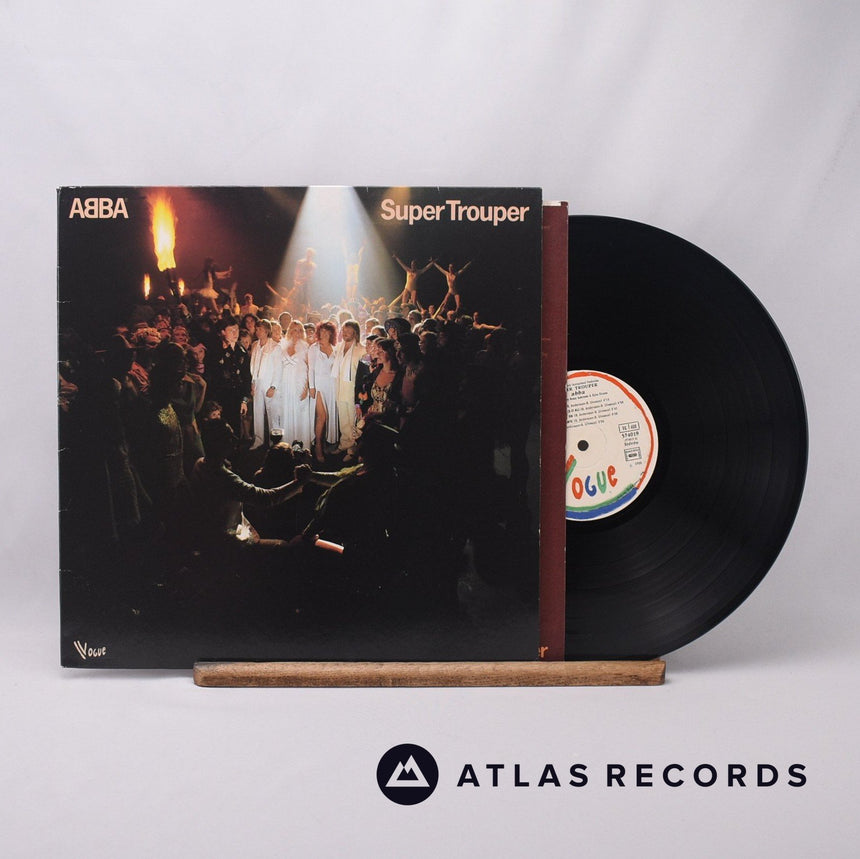ABBA Super Trouper LP Vinyl Record - Front Cover & Record