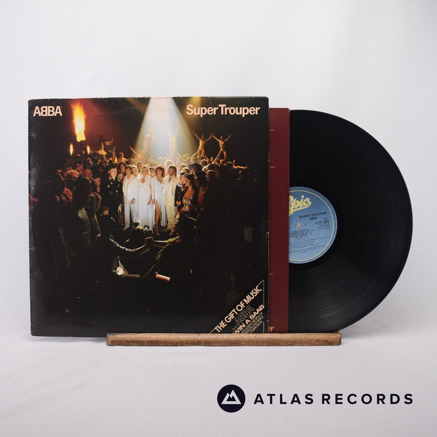ABBA Super Trouper LP Vinyl Record - Front Cover & Record