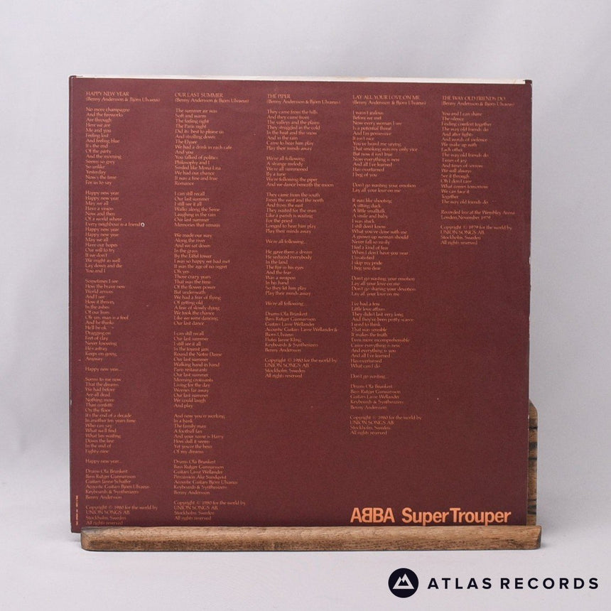 ABBA - Super Trouper - French LP Vinyl Record - EX/VG+