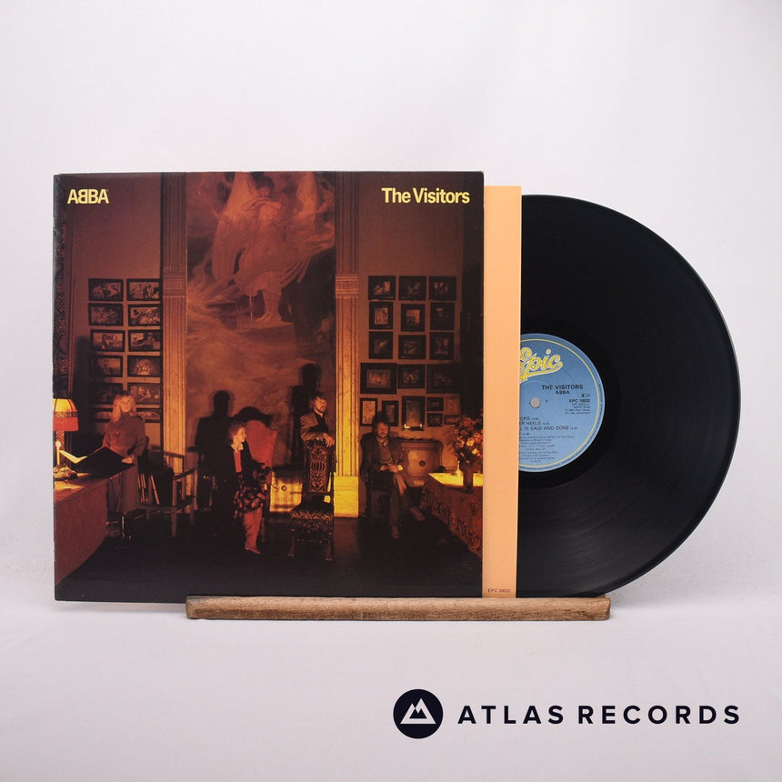 ABBA The Visitors LP Vinyl Record - Front Cover & Record