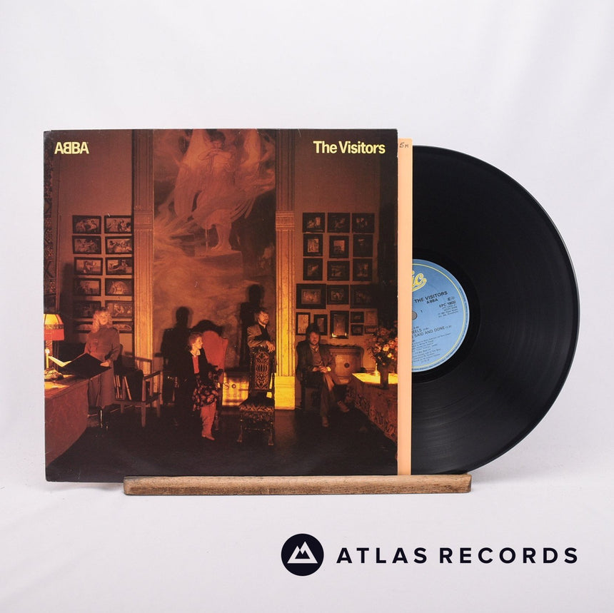ABBA The Visitors LP Vinyl Record - Front Cover & Record