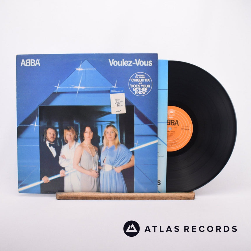 ABBA Voulez-Vous LP Vinyl Record - Front Cover & Record