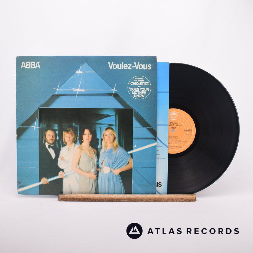 ABBA Voulez-Vous LP Vinyl Record - Front Cover & Record
