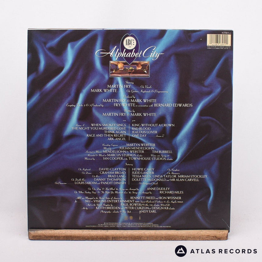 ABC - Alphabet City - Townhouse LP Vinyl Record - EX/EX
