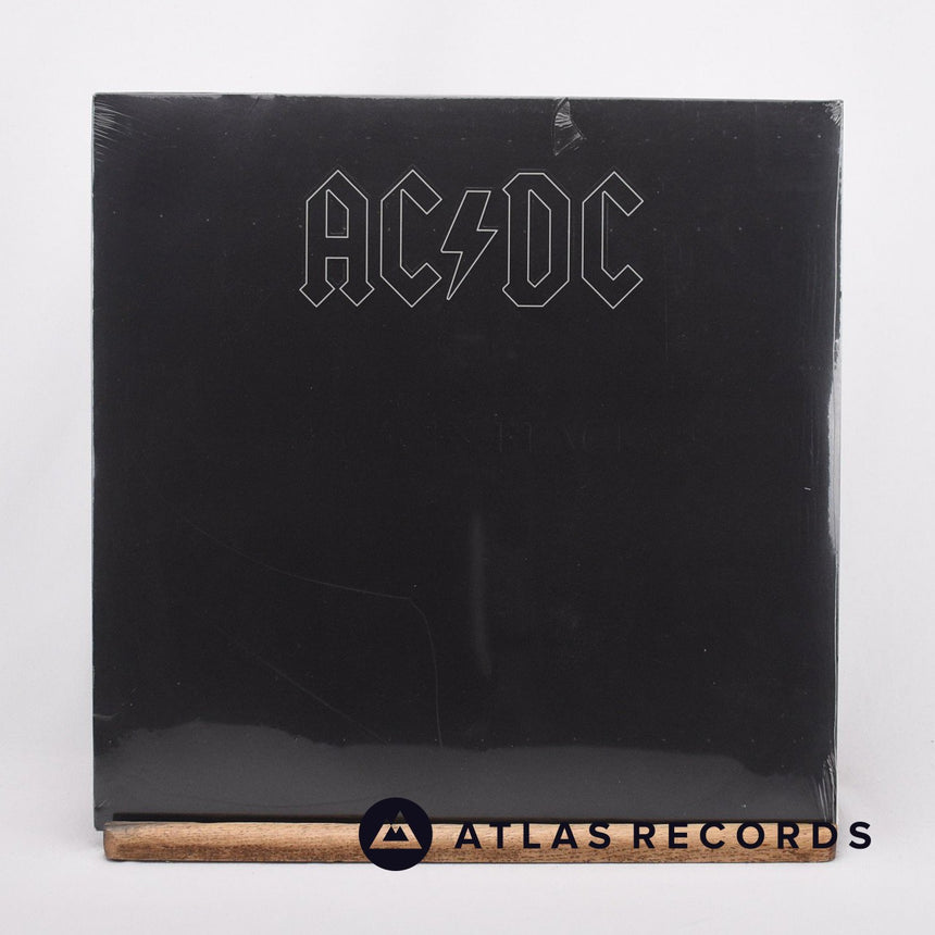 AC/DC Back In Black LP Vinyl Record - Front Cover & Record