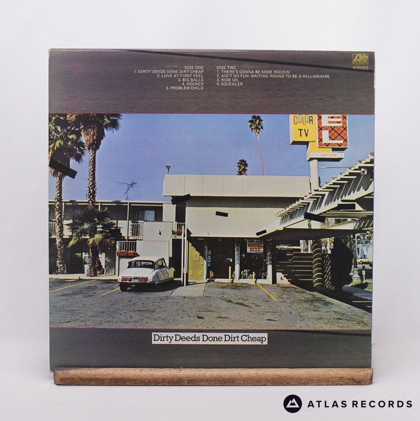 AC/DC - Dirty Deeds Done Dirt Cheap - Repress LP Vinyl Record - EX/EX