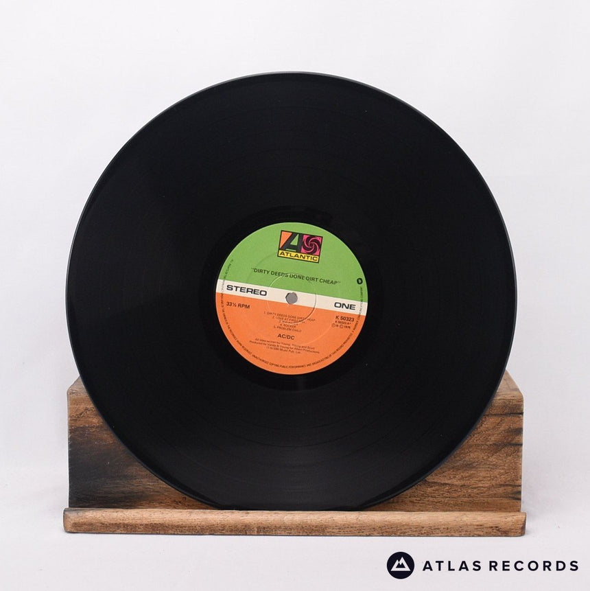 AC/DC - Dirty Deeds Done Dirt Cheap - A2 B2 LP Vinyl Record - EX/EX