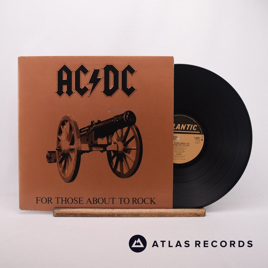 AC/DC For Those About To Rock We Salute You LP Vinyl Record - Front Cover & Record