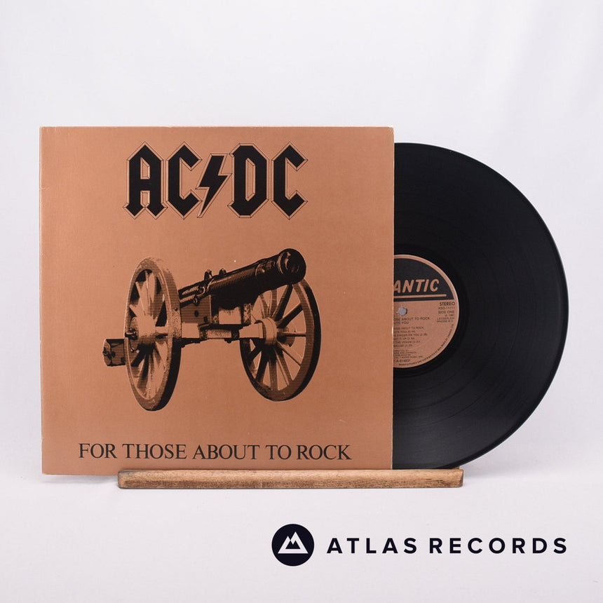 AC/DC For Those About To Rock LP Vinyl Record - Front Cover & Record
