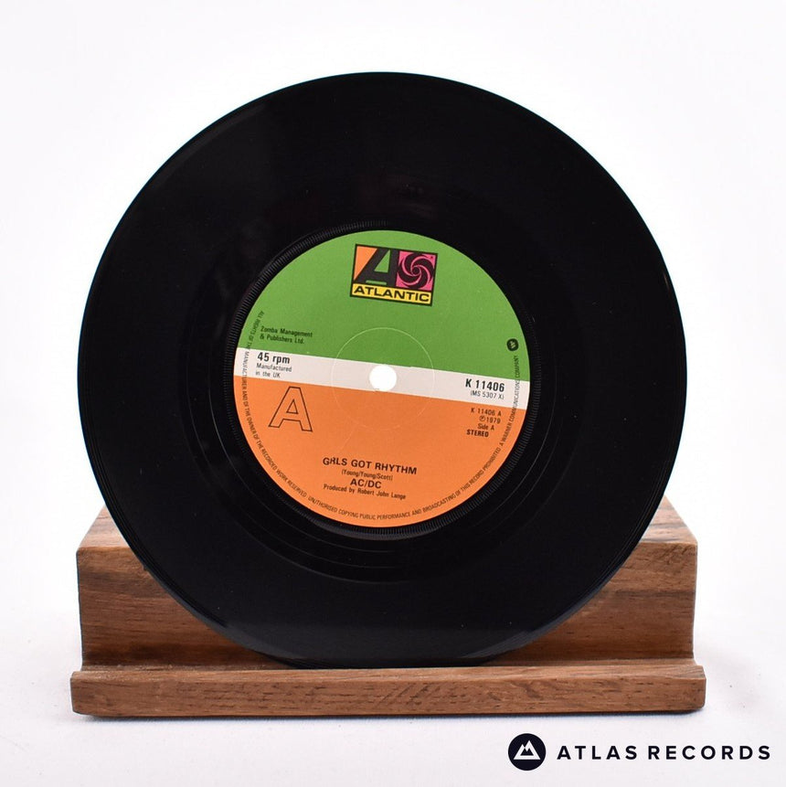 AC/DC - Girls Got Rhythm/Get It Hot - Strawberry 7" Vinyl Record - EX/EX