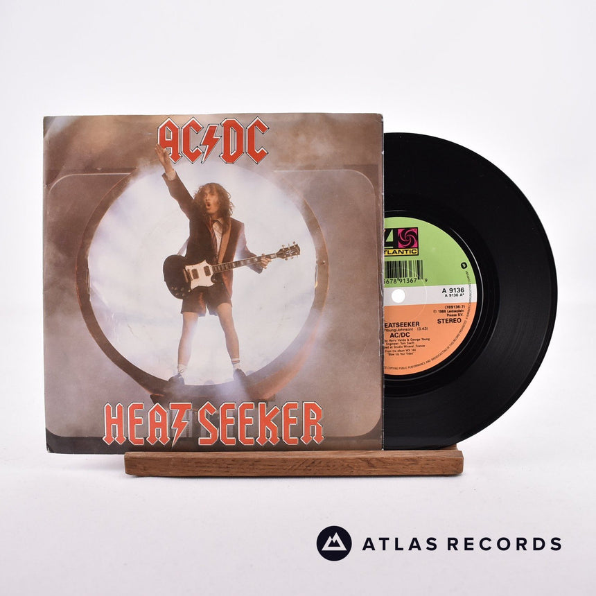AC/DC Heatseeker 7" Vinyl Record - Front Cover & Record
