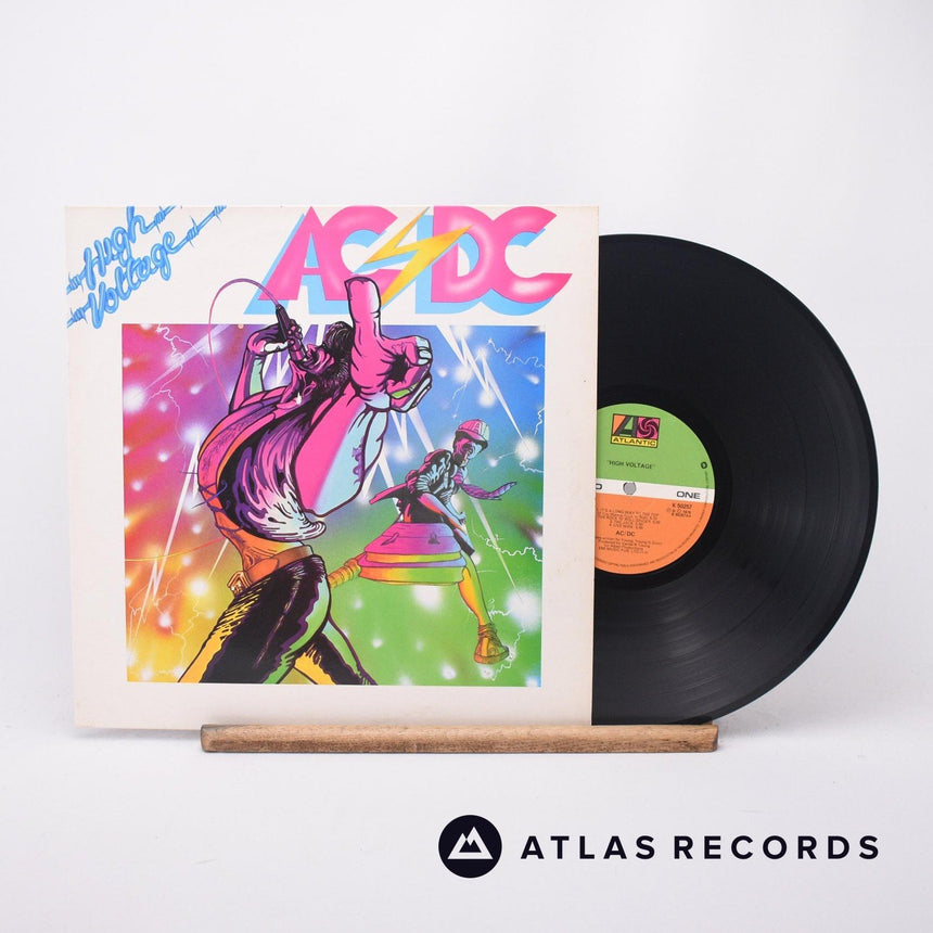 AC/DC High Voltage LP Vinyl Record - Front Cover & Record