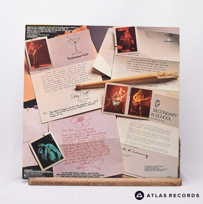 AC/DC - High Voltage - Repress A3 B5 LP Vinyl Record - EX/VG+