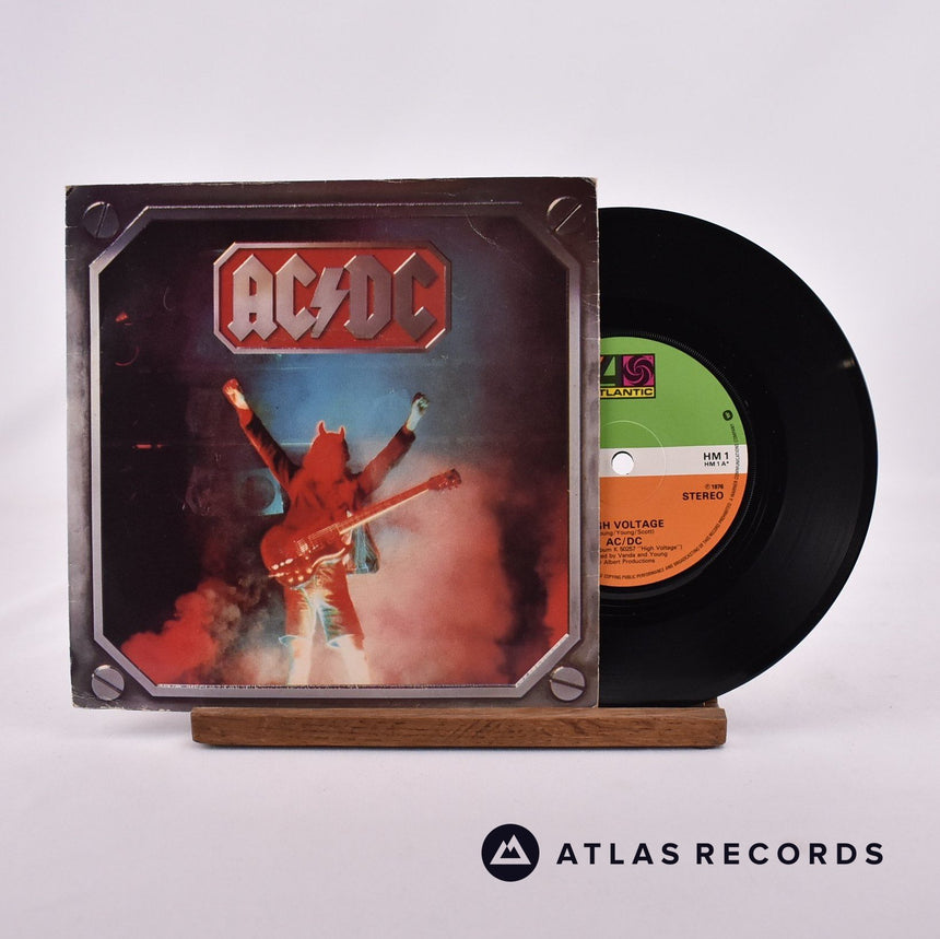AC/DC High Voltage 7" Vinyl Record - Front Cover & Record