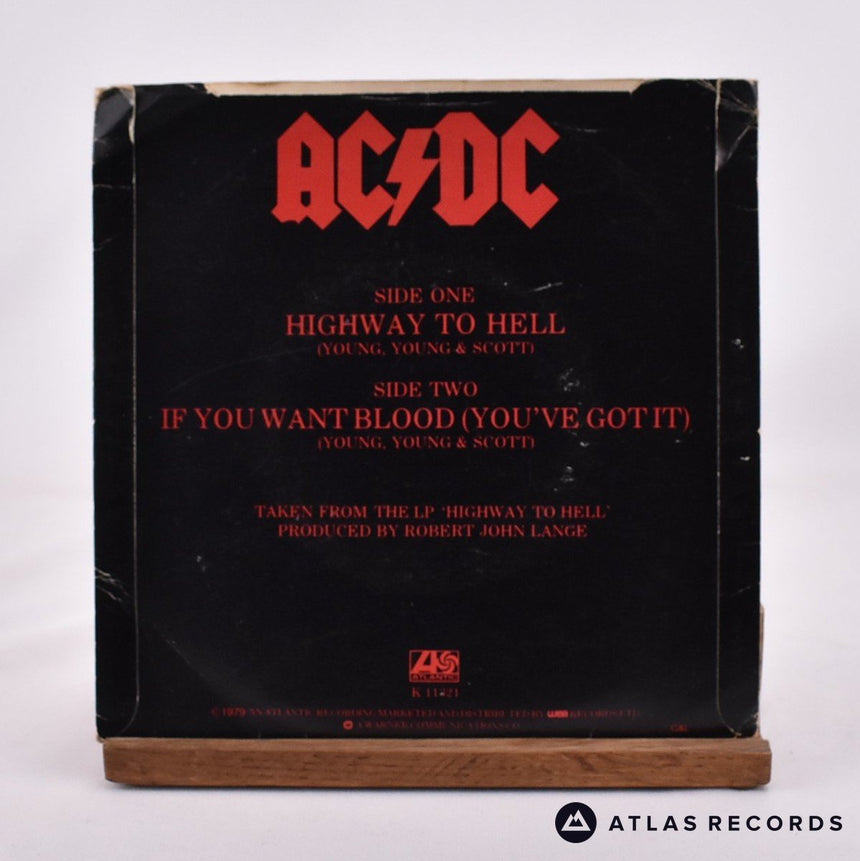 AC/DC - Highway To Hell - 7" Vinyl Record - VG/VG+