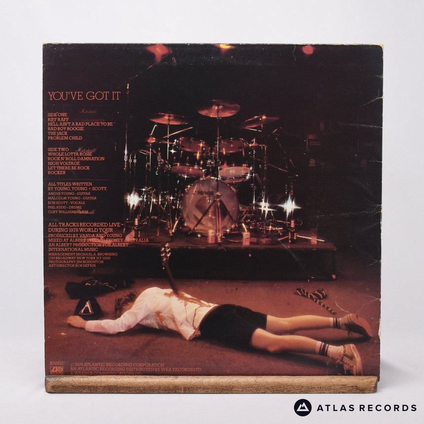 AC/DC - If You Want Blood You've Got It - Porky A2 B-2 LP Vinyl Record - VG+/VG+