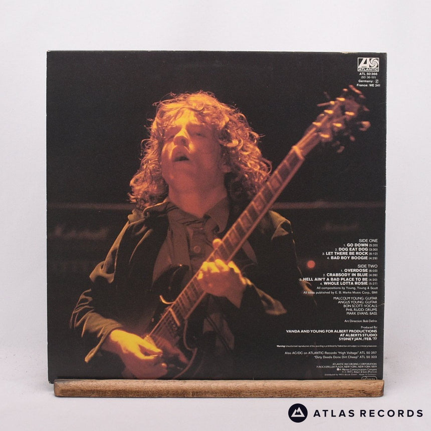 AC/DC - Let There Be Rock - Repress A2 B2 LP Vinyl Record - EX/EX