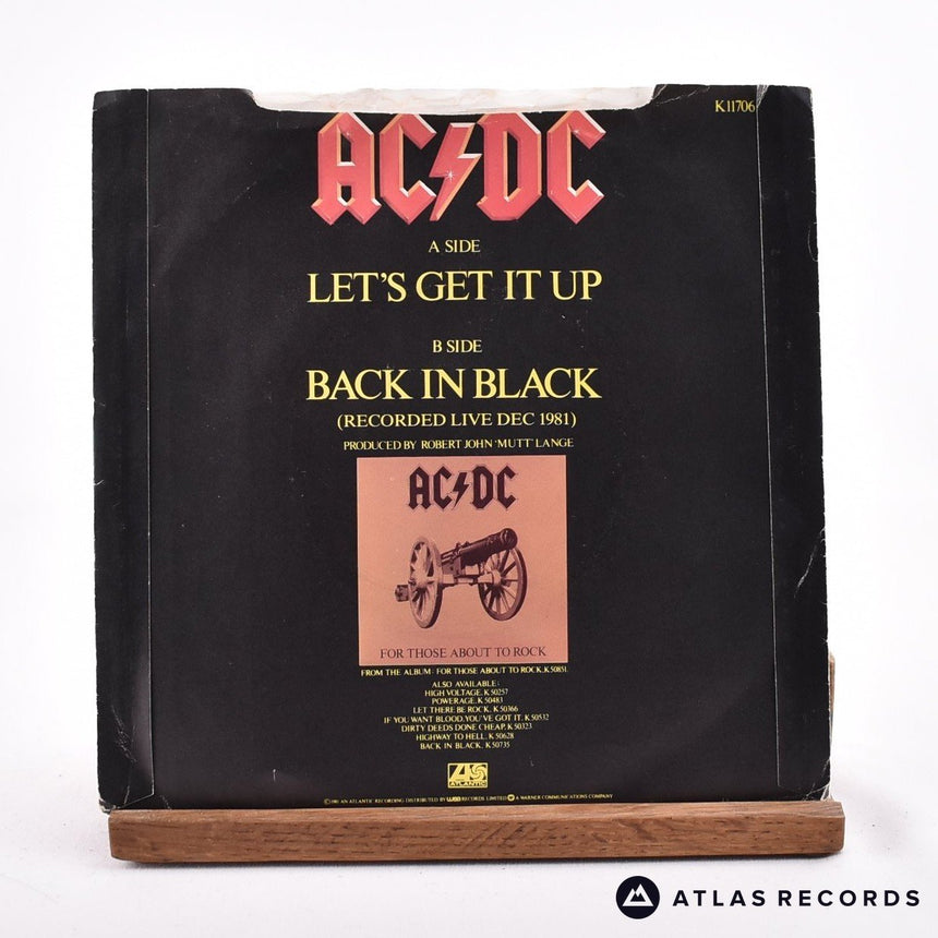 AC/DC - Let's Get It Up - 7" Vinyl Record - VG+/EX