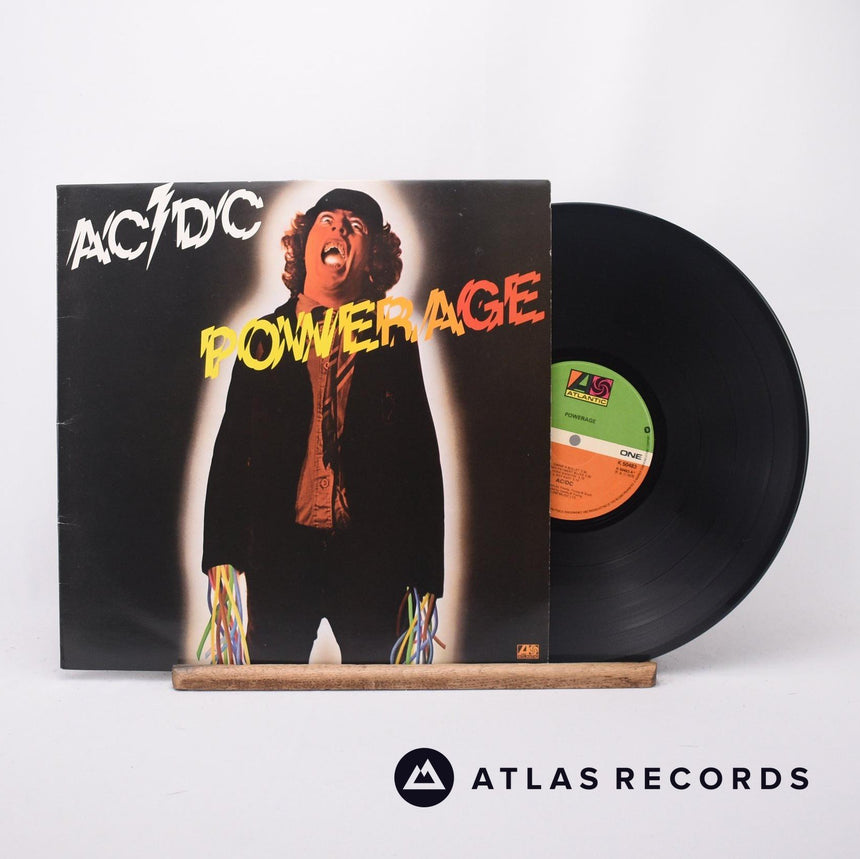 AC/DC Powerage LP Vinyl Record - Front Cover & Record