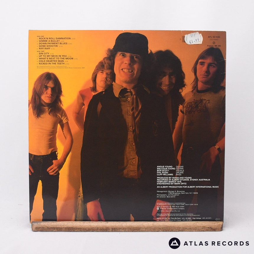 AC/DC - Powerage - Reissue Strawberry A5 B2 LP Vinyl Record - VG+/EX