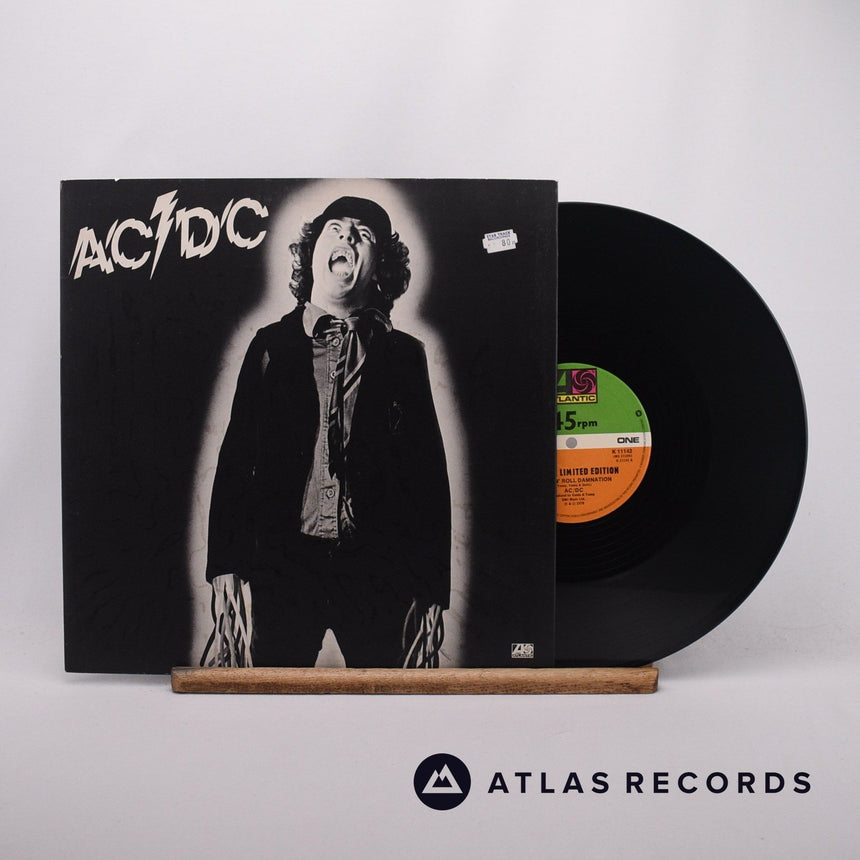 AC/DC Rock 'N' Roll Damnation 12" Vinyl Record - Front Cover & Record