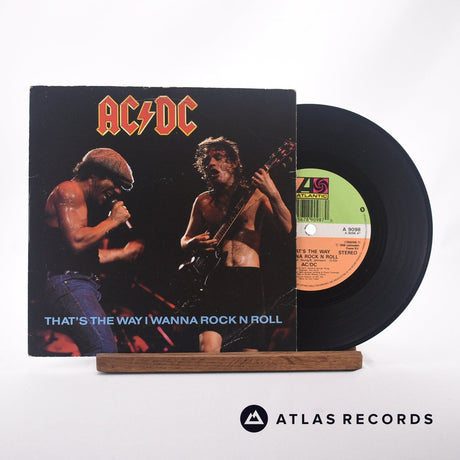 AC/DC That's The Way I Wanna Rock N Roll 7" Vinyl Record - Front Cover & Record