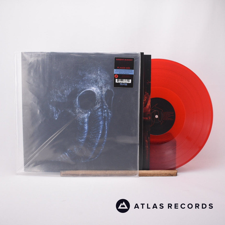 Absent In Body - Plague God - Blood Red Gatefold LP Vinyl Record - NM/EX